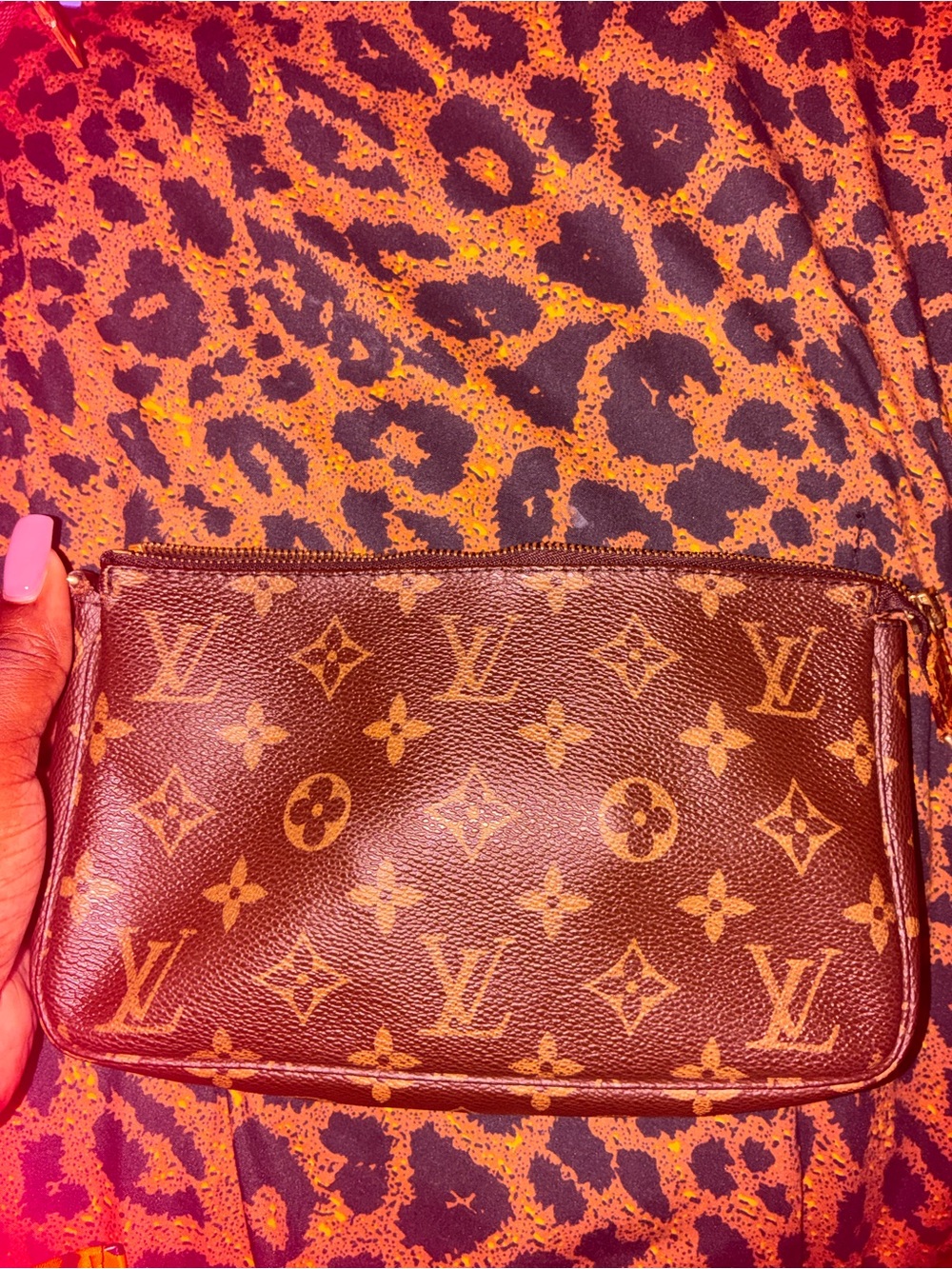 Louis Vuitton Brown Monogram Pochette